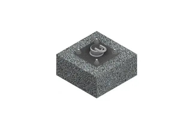 Below Paver Roof Anchors