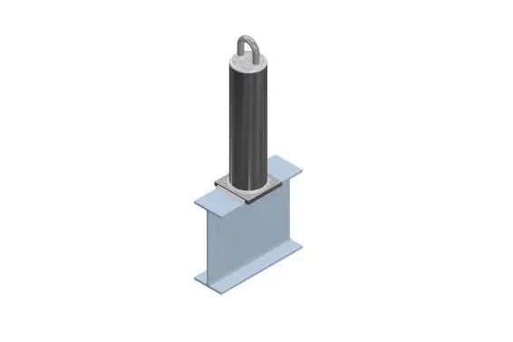 Weldable Roof Anchor with Base Plate