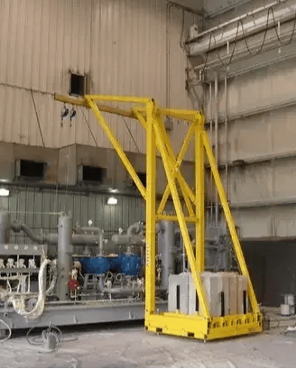 Counter Weighted Rigid Rail Fall Arrest System