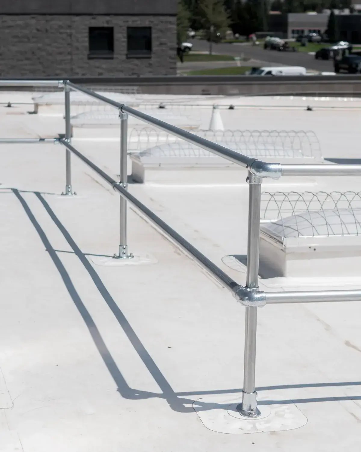 Permanent Rooftop Guardrail