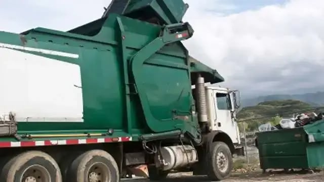 landfill stock image