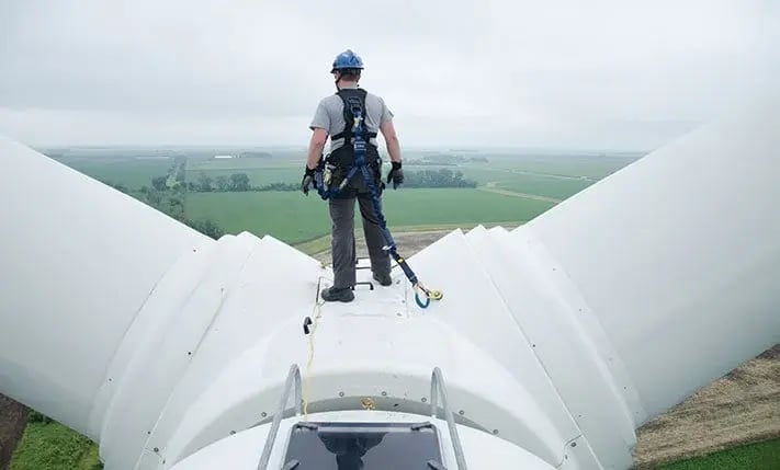 wind turbine fall protection
